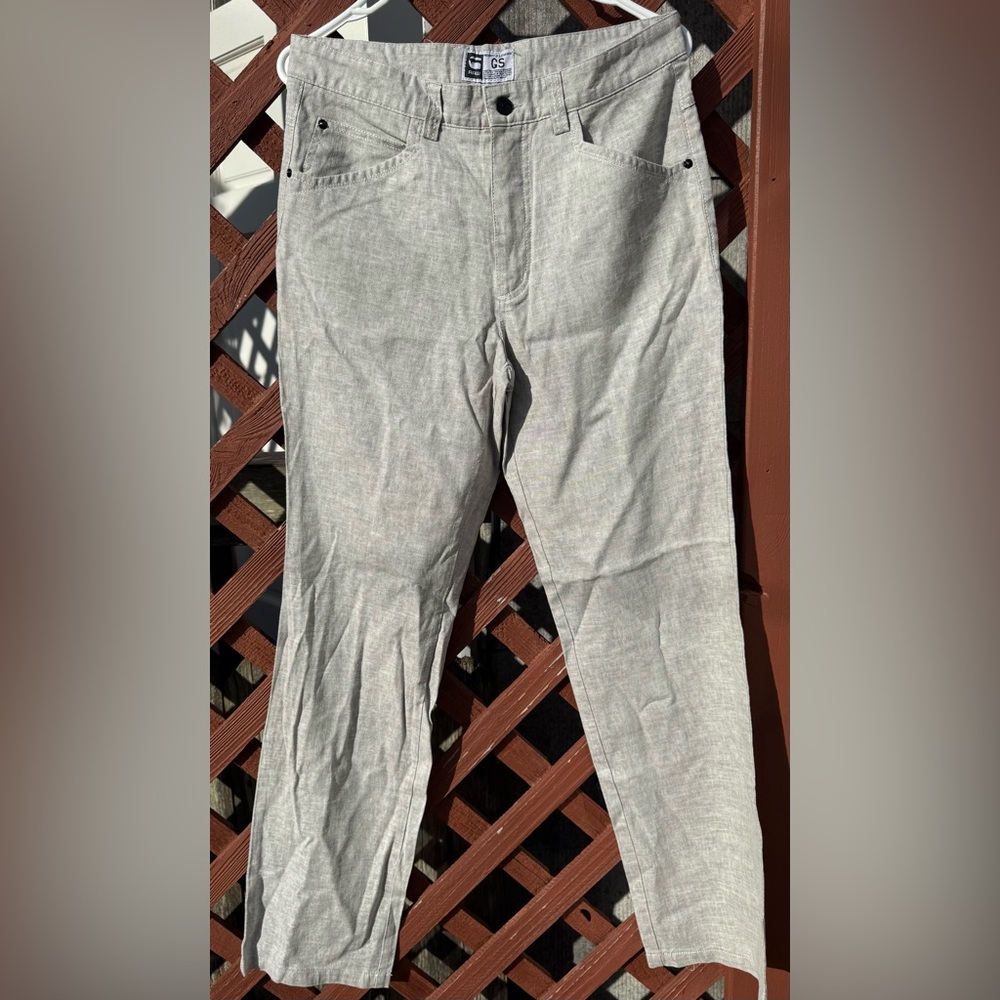 G-Star RAW Denim Linen Blend Pants Men’s Size 31